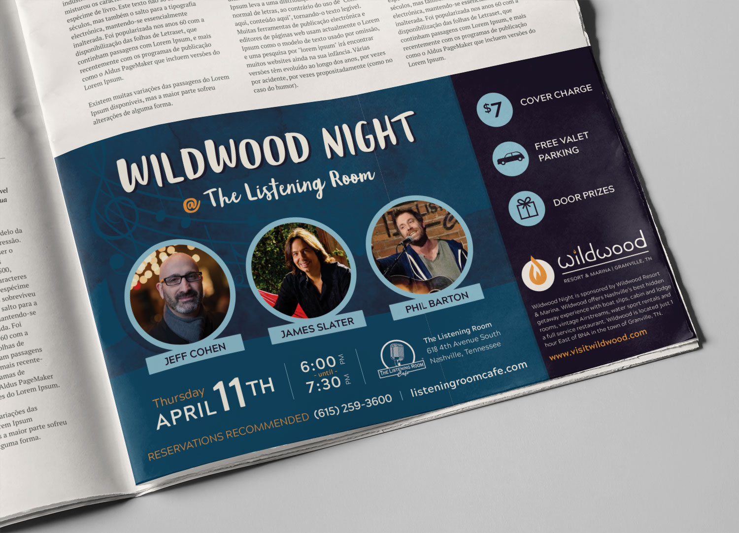 Wildwood Resort and Marina Advertising and Marketing Collateral Design