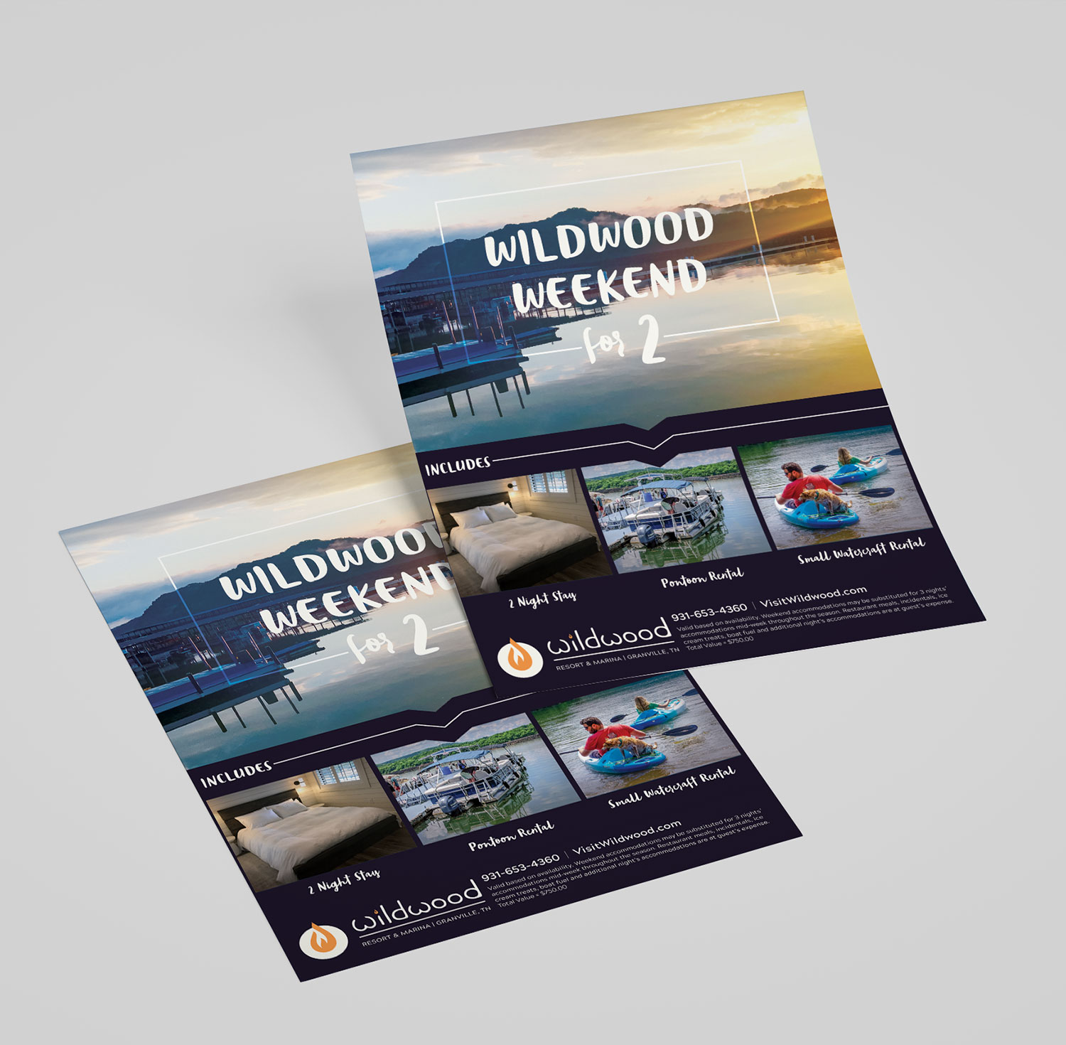 Wildwood Resort and Marina Advertising and Marketing Collateral Design