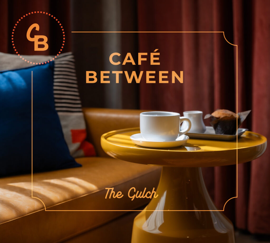 Café Between Logo, Branding, Menus and Social Media