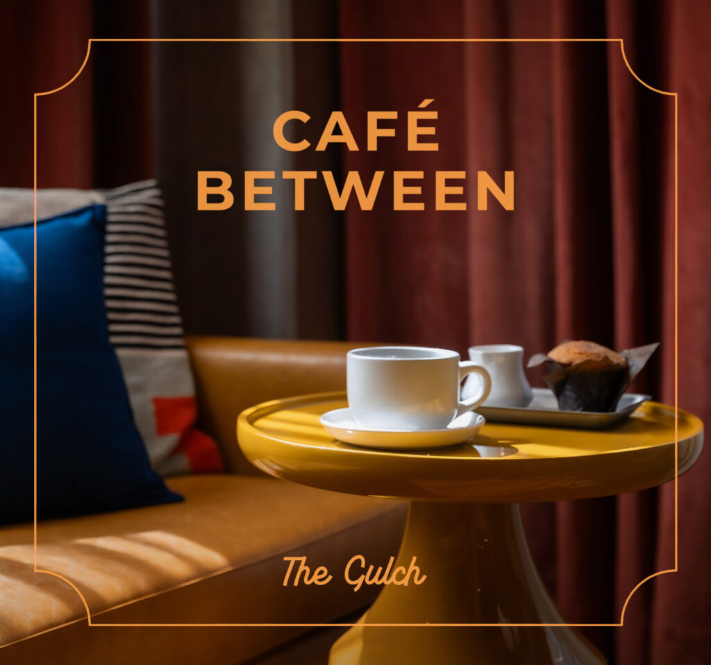 Café Between Logo, Branding, Menus and Social Media
